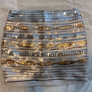 SALE 🎉 New Bebe Sequin Mini Skirt